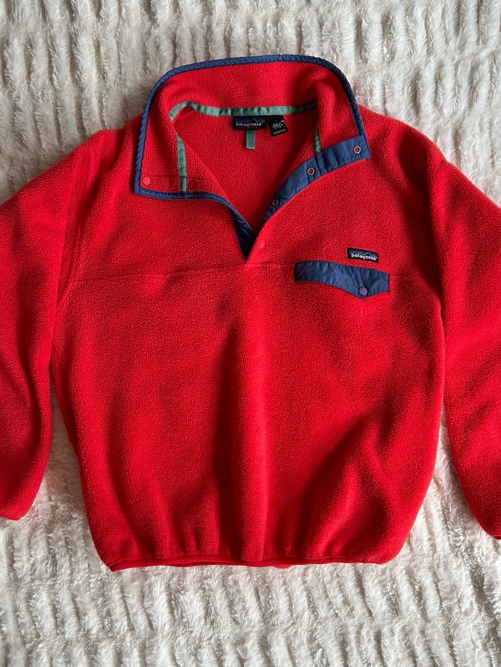 Vintage Made in USA Patagonia Red Fleece